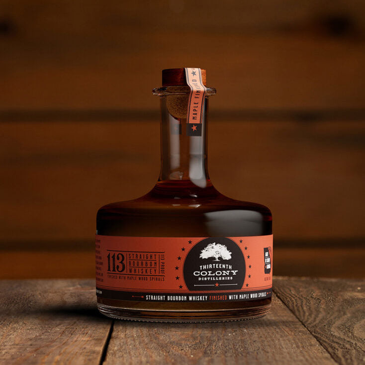 113 Bourbon Finished With Maple Wood Spirals