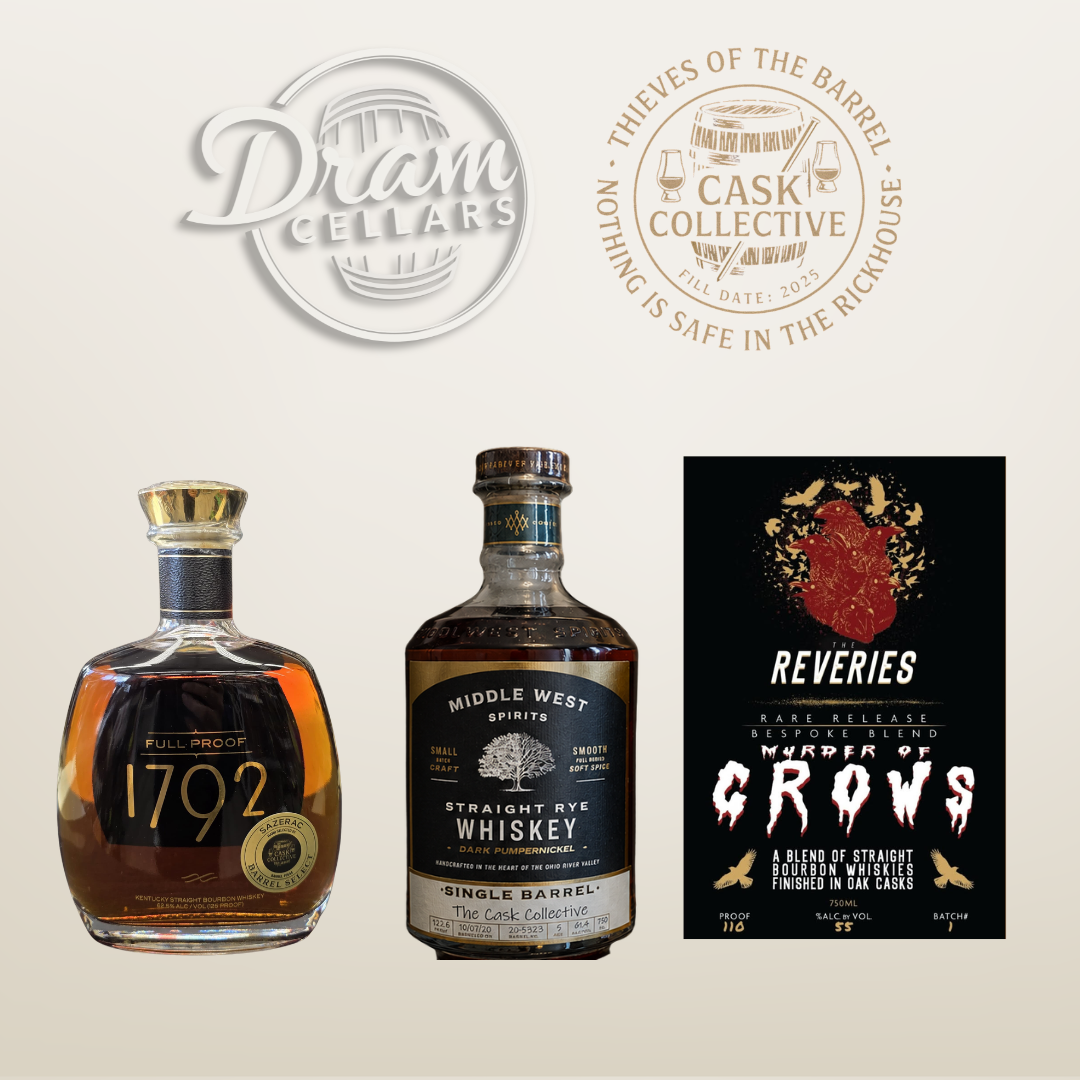 Cask Collective Bundle - 1972 Full Proof + MWS Pumpernickel Rye + The Reveries 'Murder of Crows'