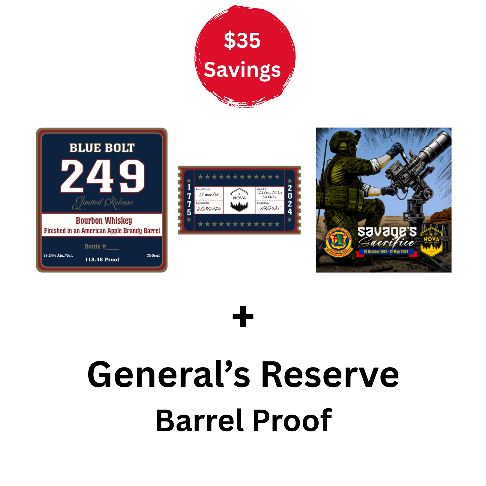 Blue Bolt 249 Bundle: 'Savage's Sacrifice' Barrel + General's Reserve