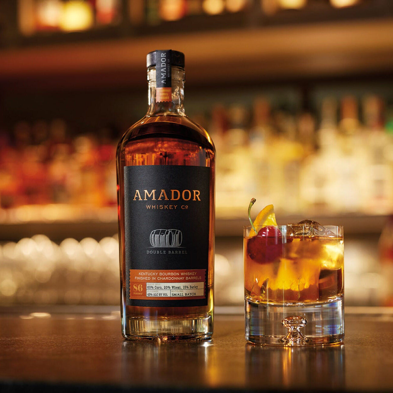 Amador Whiskey Double Barrel Finished in Chardonnay Barrels