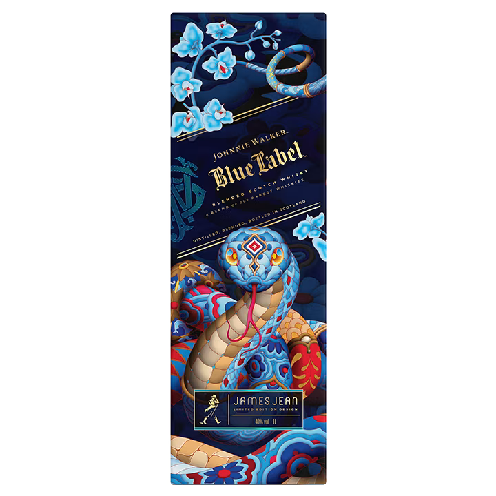 Johnnie Walker Blue Label Lunar New Year Limited Edition 2025 Year of the Snake