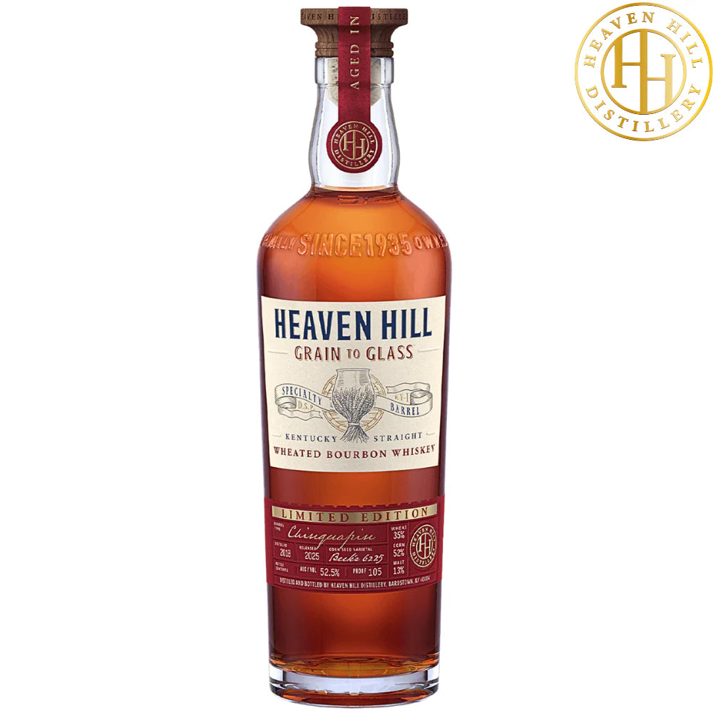 Heaven Hill Grain to Glass Wheated Bourbon Chinquapin Oak