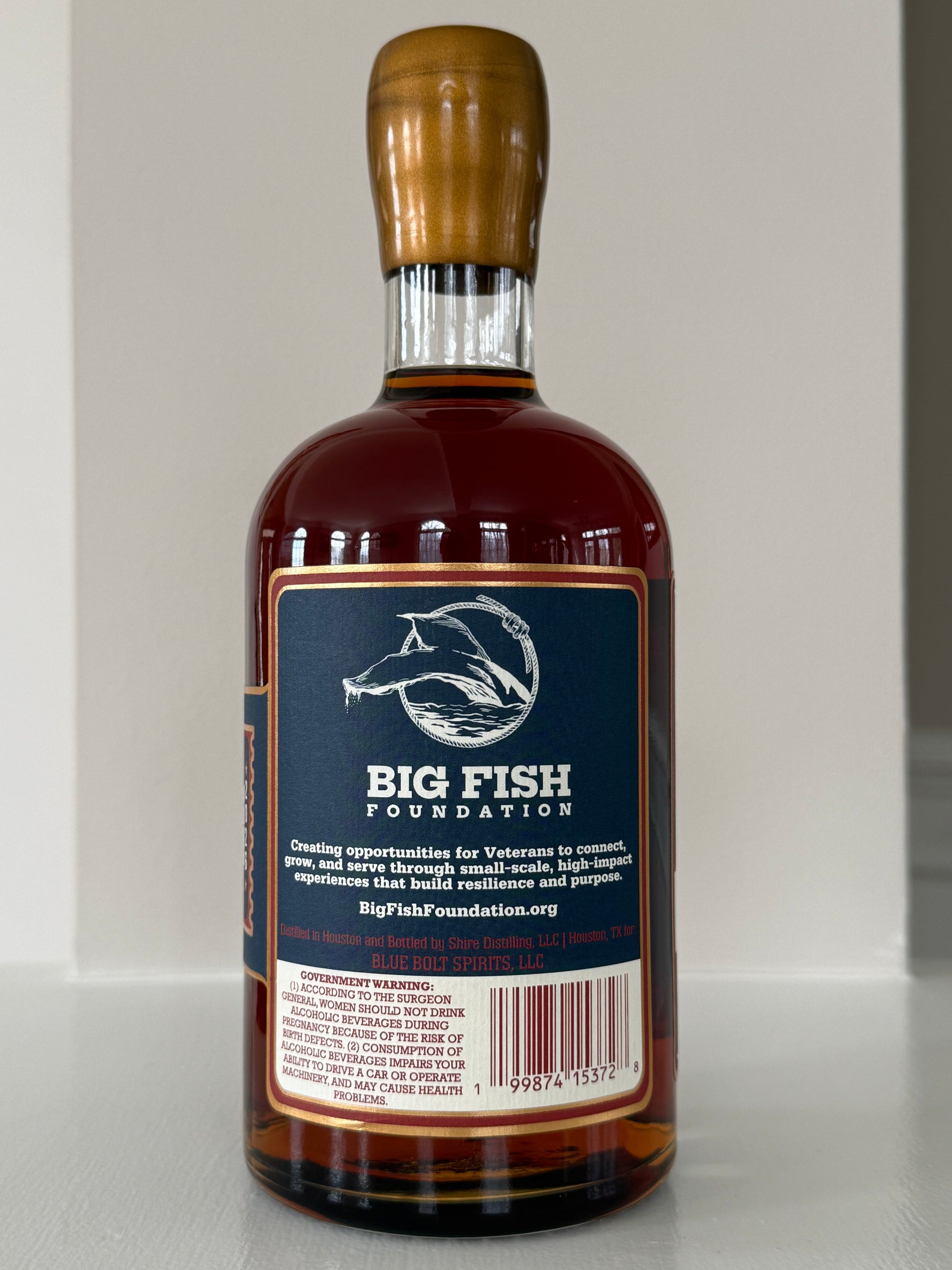Blue Bolt 251: Big Fish Foundation x Whiskey Valor Single Barrel