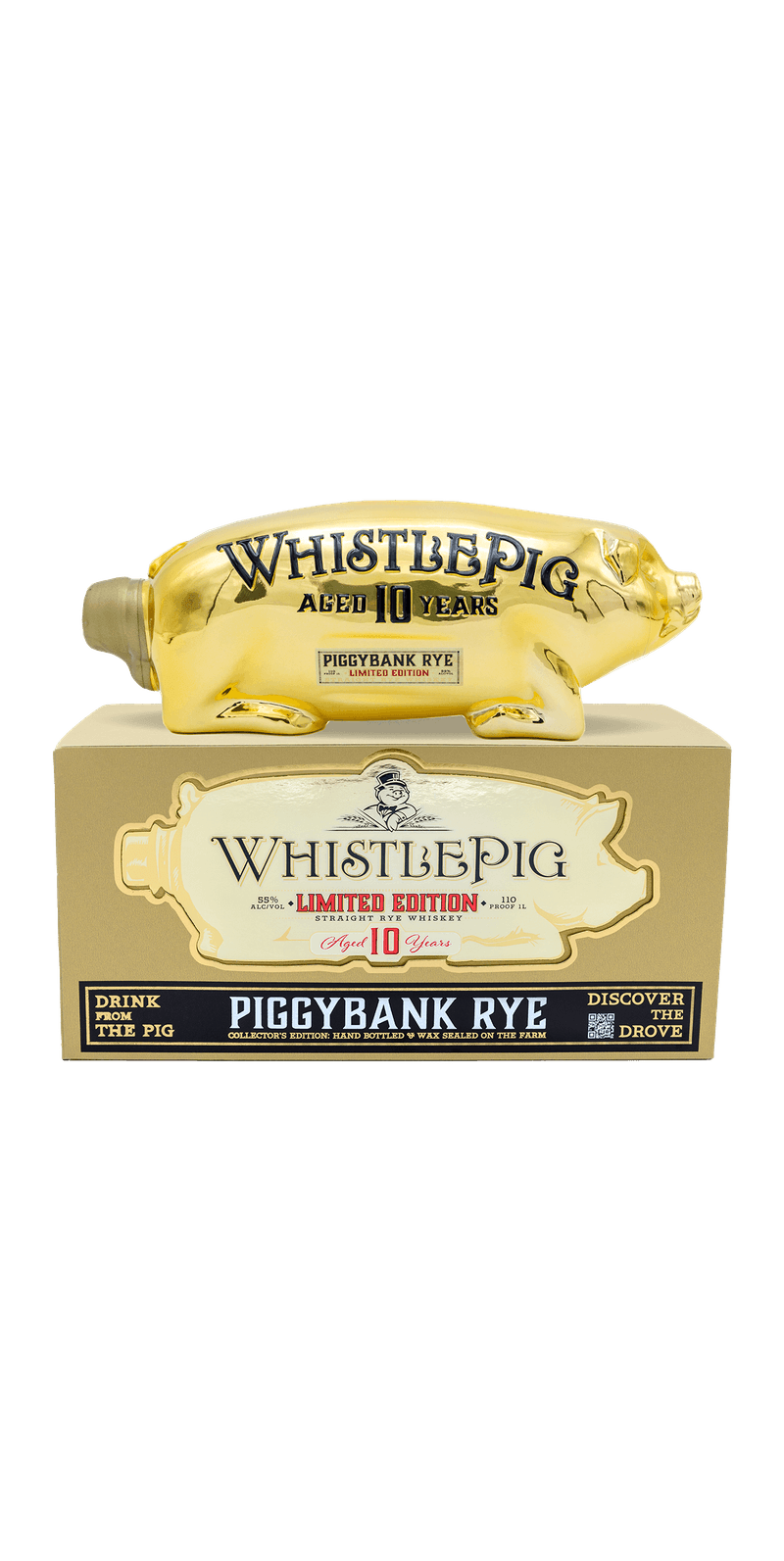 Whistle Pig Limited Edition 10yr PiggyBank Rye