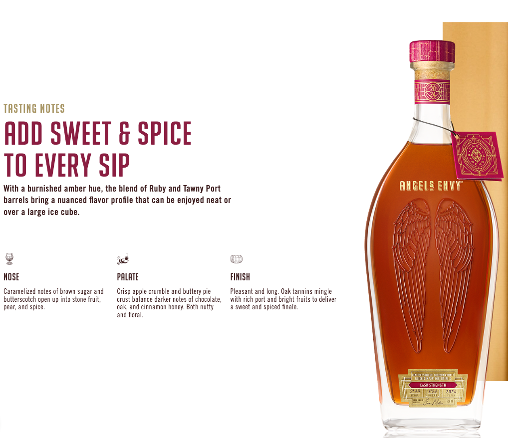 Angel's Envy 2024 Cask Strength Whiskey