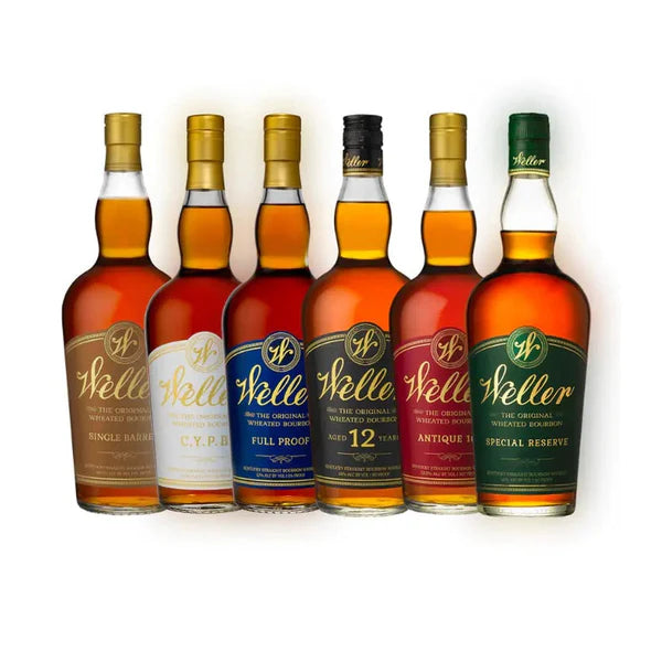 W.L. Weller Complete Rainbow Vertical Bourbon Set