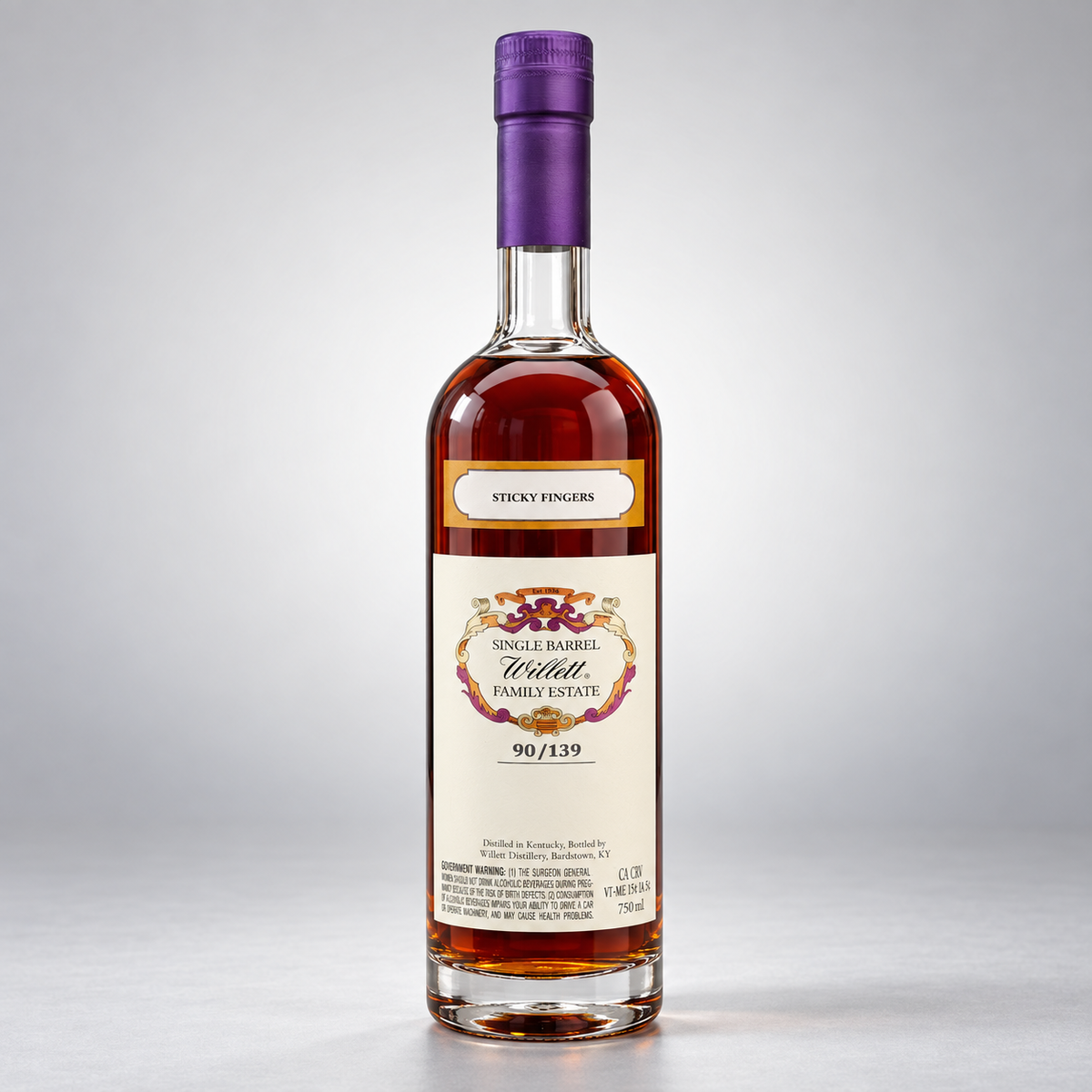 Willett "Sticky Fingers" Bourbon - 13 Years Old