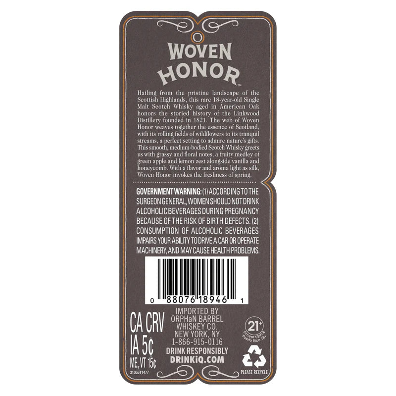 Orphan Barrel Woven Honor - 18 Year Old Scotch Whisky