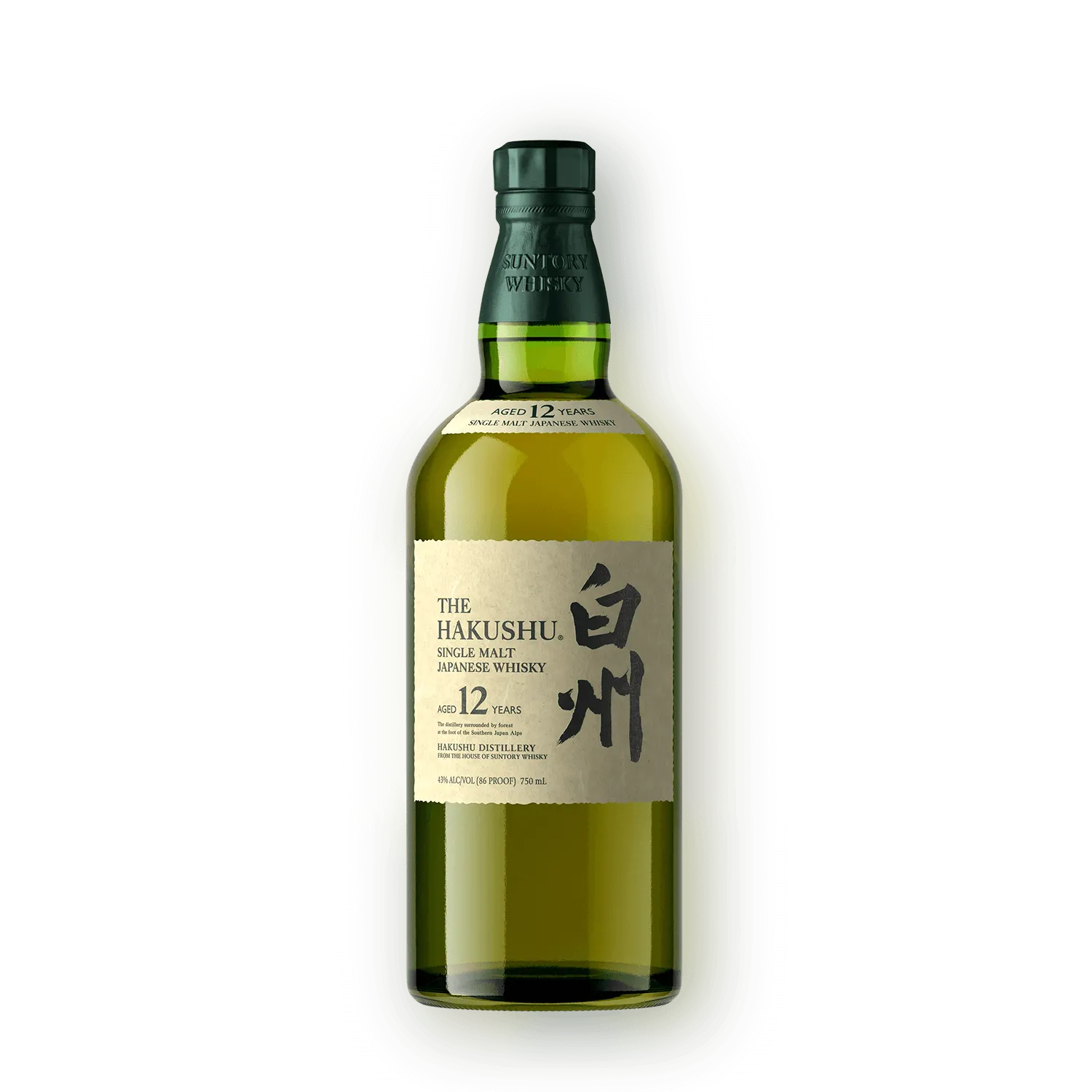 Hakushu Single Malt Japanese Whiskey Aged 12 yr 750ml