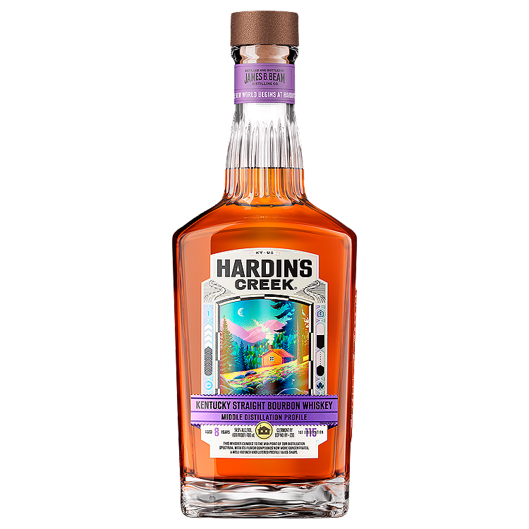 Hardin's creek straight bourbon Middle distillation profile 8 yr 109