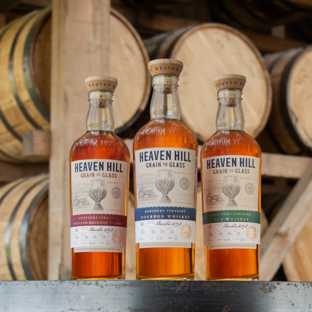 Heaven Hill Grain to Glass Bundle (2025 Release)